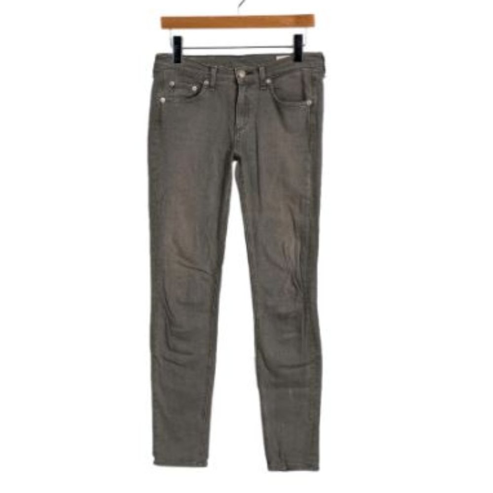 Rag & Bone Grey Straight Leg Jeans